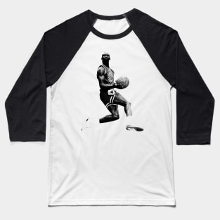 Michael Jordan // Retro Illustration Baseball T-Shirt
